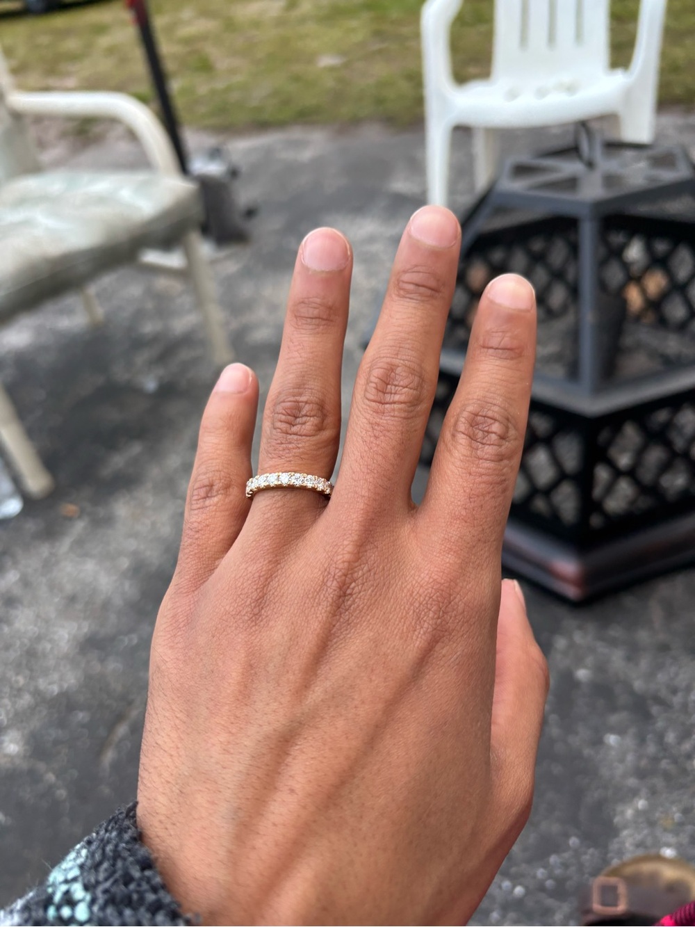 Kay Jewelers Gold Diamond Eternity Band